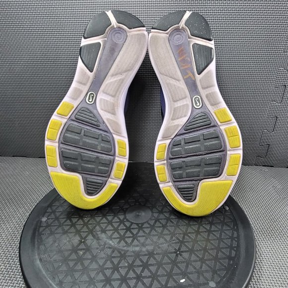 Womens Sz 9 Purple Cheetah Print Nike Lunar Glide+ 5 Running Shoes - Picture 7 of 8